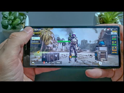 Sony Xperia 10 3/64 Snapdragon 630 Call of Duty Mobile 60fps Test