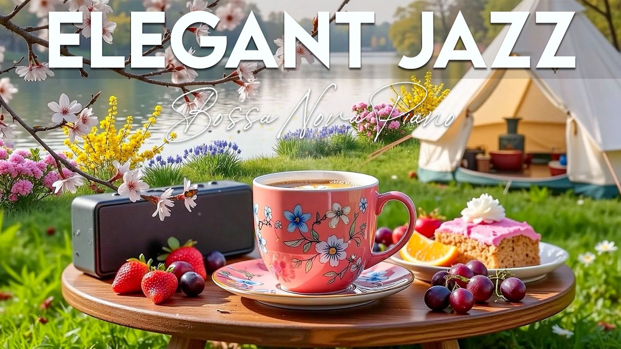 Elegant Morning Jazz ~ Relaxing Spring Coffee Jazz & Positive Bossa Nova Instrumental for Great Mood
