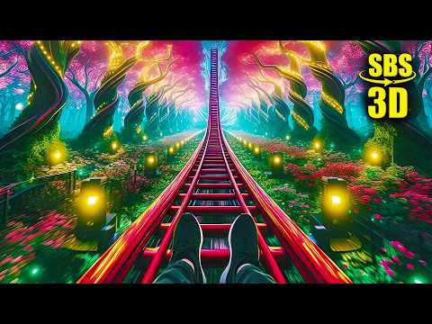 VR Enchanted Forest | Roller Coaster VR Video