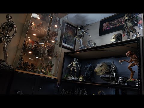*PART 1*Alien / Predator & Movie Collectible Room Tour Display. - 2025 - Scale Statue and Figures