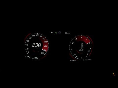 2018 Volvo V60 T6 310 KM AWD - acceleration 0-200 km/h