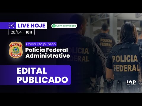 Banner de capa do material gratuito Concurso Polícia Federal Administrativo - Pelo menos 192 vagas!