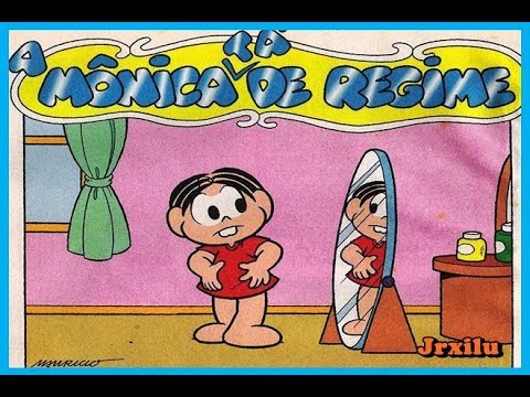 A Mônica tá de regime - HQ Turma da Mônica