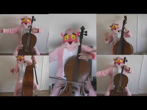 Pink Panther Theme on Cello and Bass