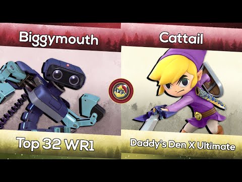 Biggymouth (ROB) vs. Cattail (Toon Link) | Daddy's Den X Ultimate | Smash Ultimate Top 32 WR1
