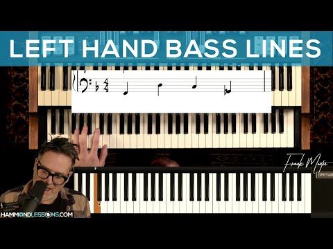 3 Must-Know (Jazz) Blues F Bass Lines: Hammond Organ Tutorial