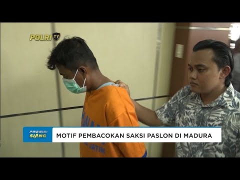 POLDA JATIM UNGKAP MOTIF PEMBACOKAN SAKSI PASLON DI MADURA