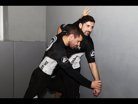 MMA Training against the Cage Wall to Control and Takedown with Dean Barthelemy