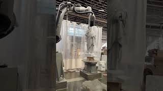 AI robots carve Renaissance-style marble sculptures