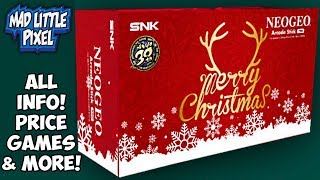 Neo Geo Arcade Stick Pro Limited Christmas Edition 2020! All The Details!