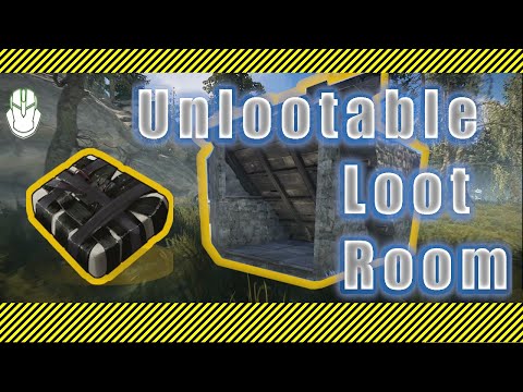 How to make an unlootable loot room in RUST, #rustunlootable