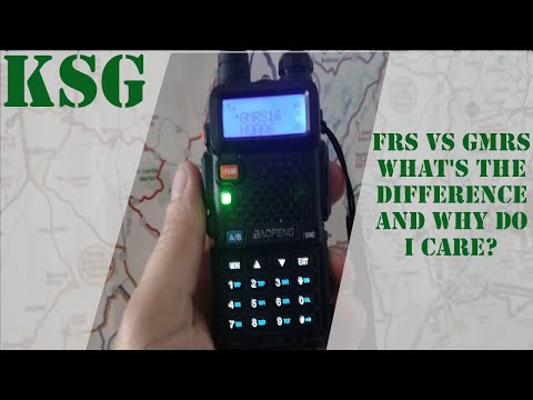 Two Way Radio Made Easy - GMRS vs FRS - The Basics!