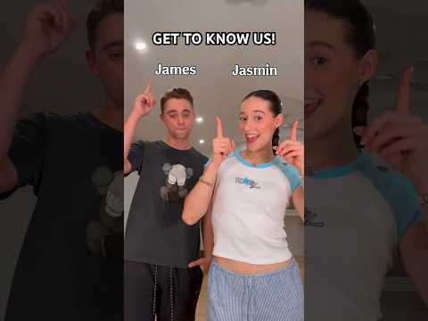 GET TO KNOW US! 😳🥰 | Jasmin and James #shorts