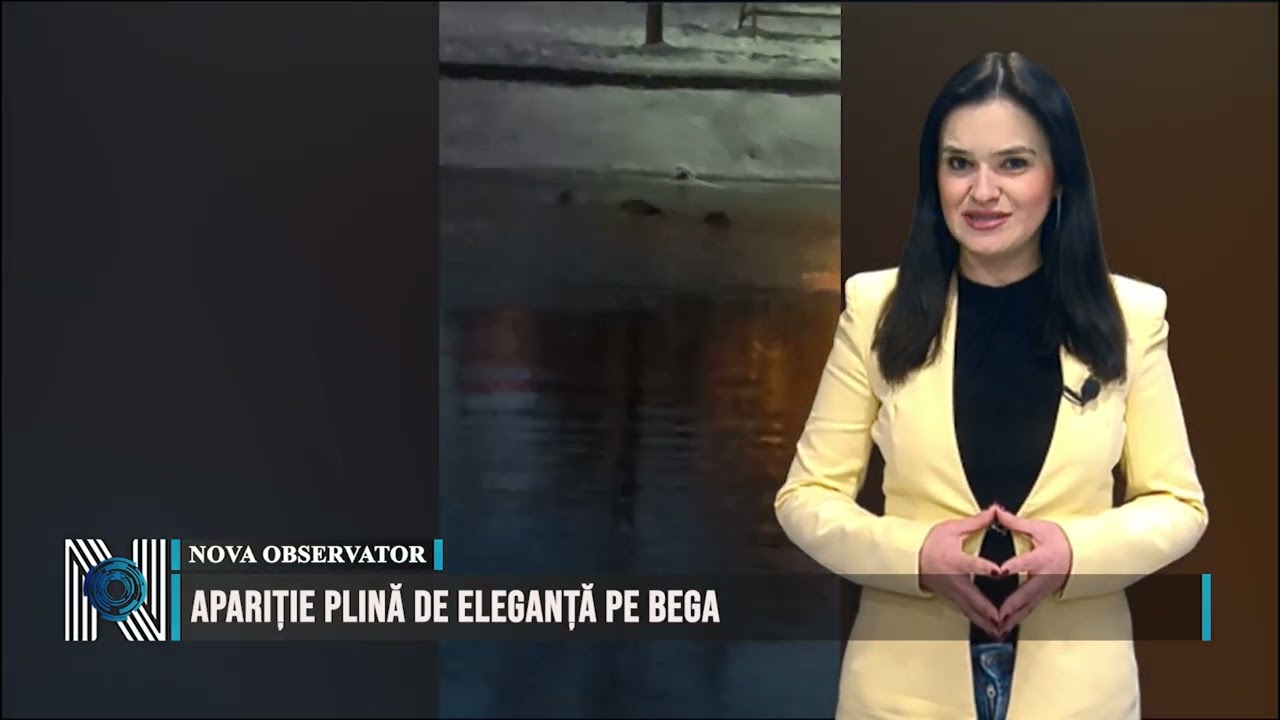 Apariție plină de eleganță pe Bega