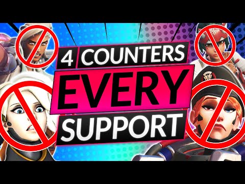 4 COUNTER PICKS for EVERY SUPPORT HERO - (FREE WINS!) Overwatch 2 Guide (Season 4)