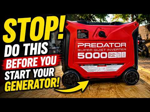 DO THIS FIRST! Predator 3500 - 5000 watt Generator Two Things You Should Know!