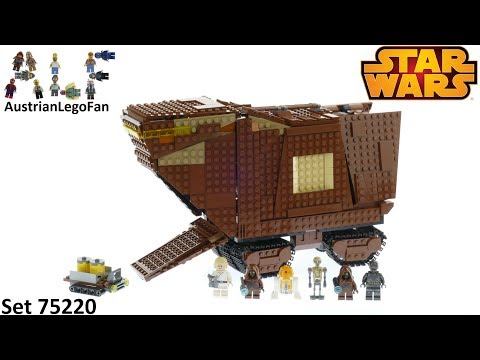 Vidéo LEGO Star Wars 75220 : Sandcrawler