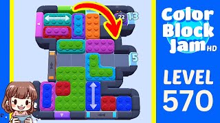 Solution du Niveau 570 de Color Block Jam