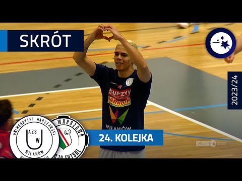 AZS UW DARKOMP - Legia Warszawa 2:2 | SKRÓT | 24. kolejka (2023/24)