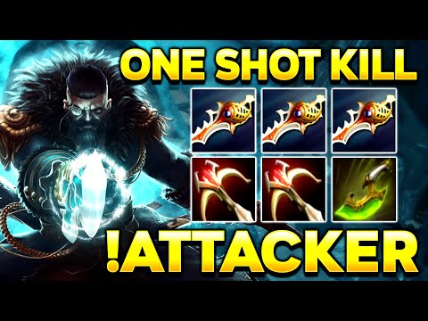 !Attacker Best Kunkka in the World - One Shot 3x RAPIER Build - Dota 2