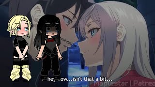 why are you getting out from there react to Mii-noo as Kuze Masachika roshidere maplestar
