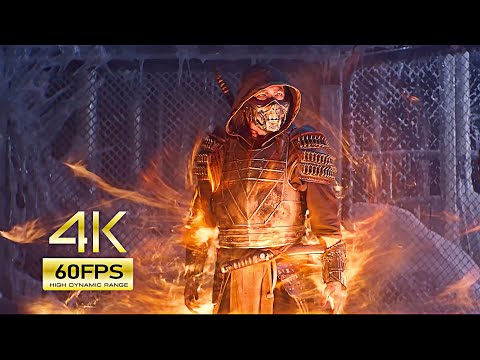 Movie Mortal Kombat 2021 [4K/60FPS] Scorpion vs Sub-zero battle scenes