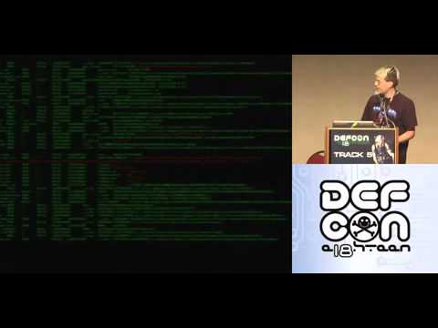 Defcon 18  - Pwned By the owner - What happens when you steal a hackers computer!