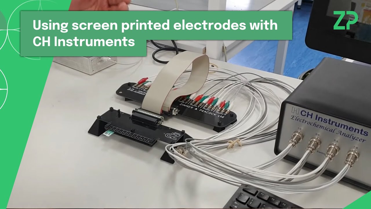 Using screen printed electrodes with CH Instruments