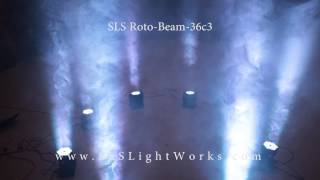 SLS Light Works SLS Roto Beam 36c3 - 8 Synchronized Moving Head LEDs