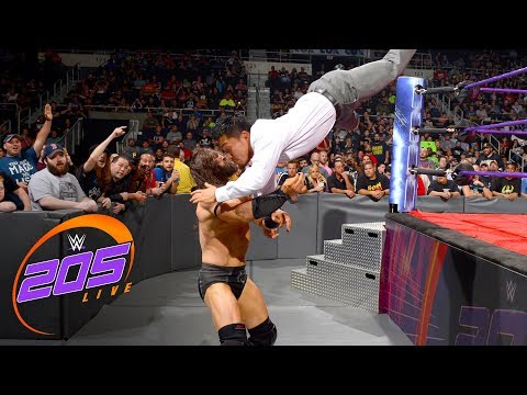 Neville interrupts Akira Tozawa's championship celebration: WWE 205 Live, Aug. 15, 2017