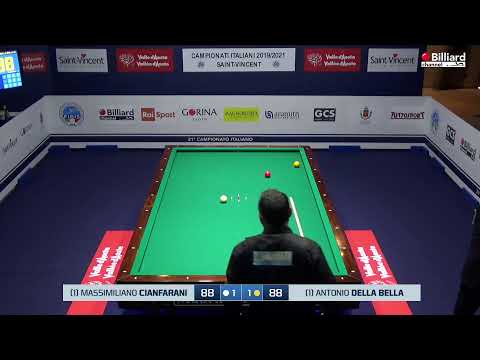 Della Bella Antonio VS Cianfarani Massimiliano - Campionati Italiani Saint-Vincent 2019/2021