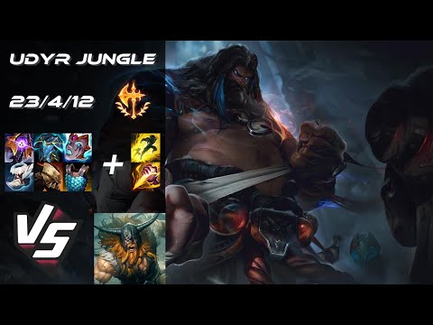 JUNGLE Udyr vs Olaf - NA Challenger Patch 14.12