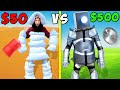 50 Vs 500 Full Body Armor BUDGET CHALLENGE