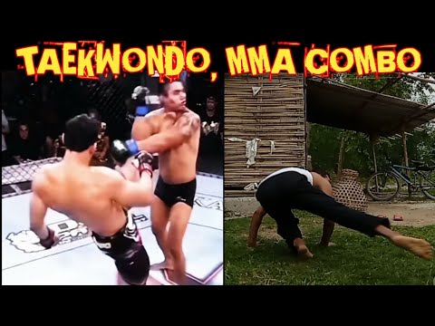 Best Taekwondo Kicks and Elbow strike ever duet #martialarts