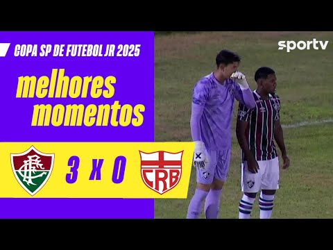 Gols e lances de Fluminense x CRB