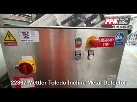 22867 Mettler Toledo Incline Metal Detector