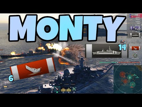 Montana 300+ || World of Warships