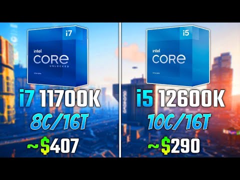 INTEL i7-11700K vs i5-12600K | Test in 5 Games | 1440p