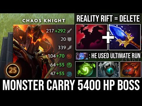 Reality Rift = Delete NEW Style Chaos Knight Scepter Monster Late Game Super Tanky 5400 HP - DotA 2