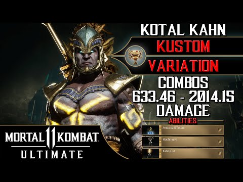 Mortal Kombat 11 - Kotal Kahn (🏆 Kustom Variation) Combos 633.46 - 2014.15 Damage [2K 60ᶠᵖˢ]