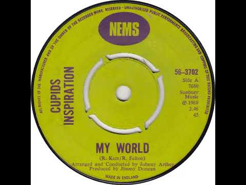 UK New Entry 1968 (211) Cupids Inspiration - My World
