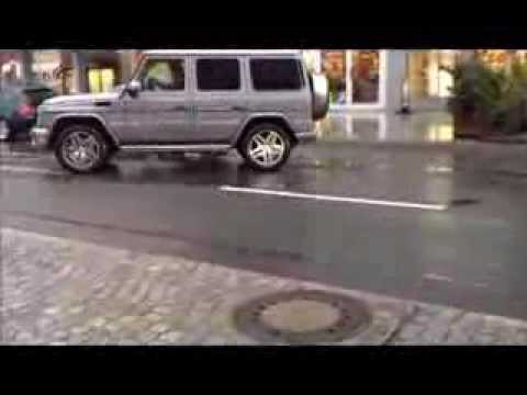 Szabolcs Huszti driving his Mercedes G63 AMG