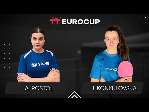11:35 Anastasiia Postol - Iryna Konkulovska 17.05.2024 TT Euro.Cup Women Ukraine Master. TABLE 4