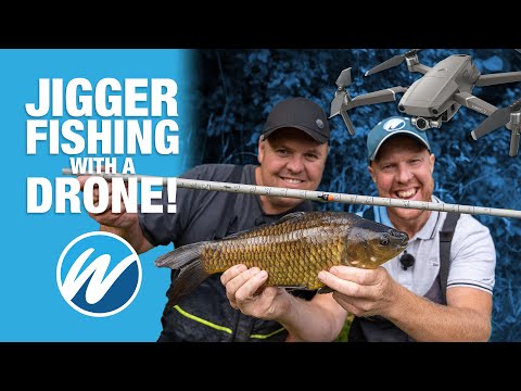 Jigger Fishing With A Drone! | Weston Pools