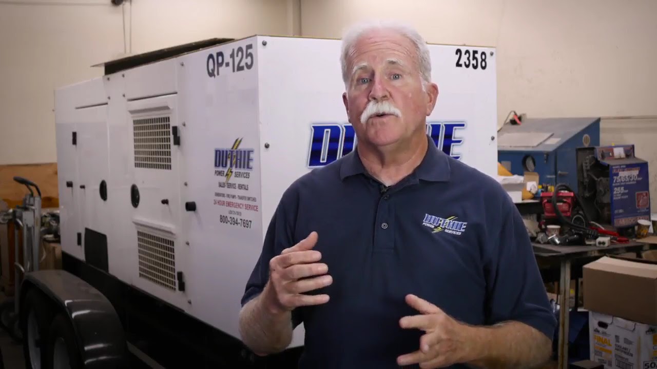 Duthie Power Generator Rental Program