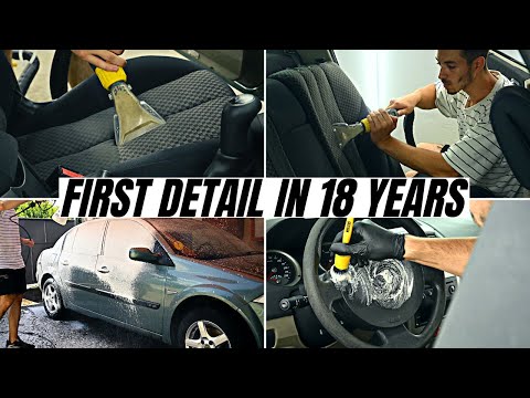 Dirty 18 Years Old Car Deep Cleaning - Car Detailing