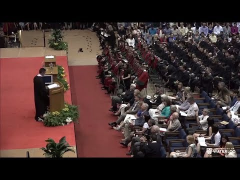 Jim Stephenson | Valedictorian Speech | University of Waterloo | Spring 2016