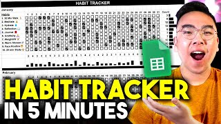 Create a HABIT TRACKER with Google Sheets! *5 MIN TUTORIAL*
