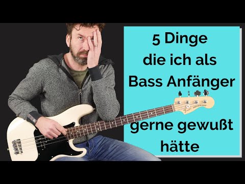 Learning bass - 5 things I wish I knew as a bass beginner
