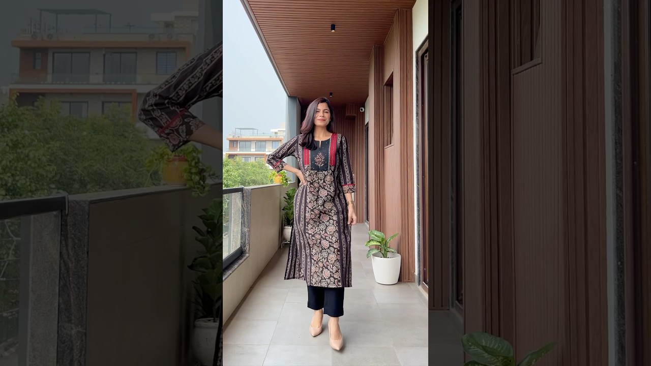 Stylish Kurti & Pants Outfits for Work l Dream Simple